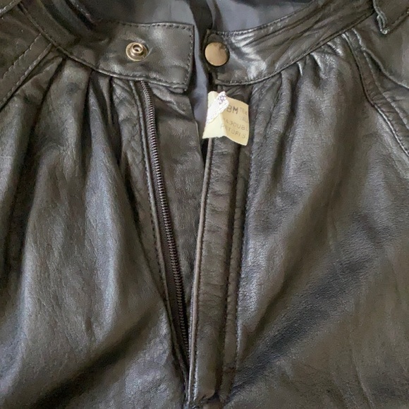 Leather pants EU38/M/ 8 - Picture 6 of 9